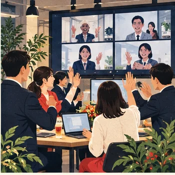ハイブリッド社内イベントの企画｜複数拠点をつなぐ縁日運営